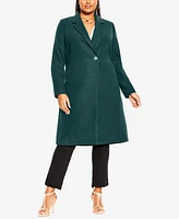 City Chic Women's Effortless Coat