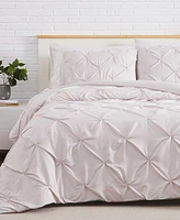 Southshore Fine Linens Pintuck Piece Duvet Cover Set