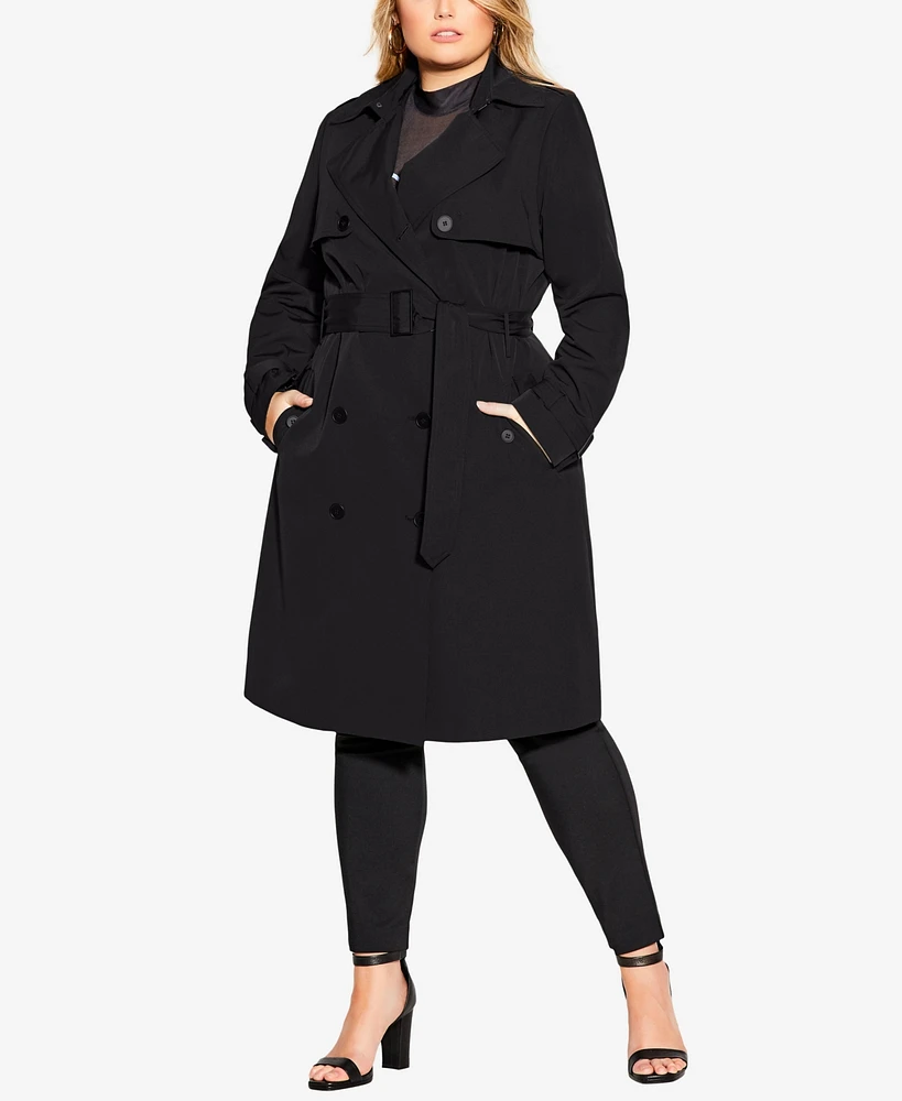 City Chic Women's Utility Trench