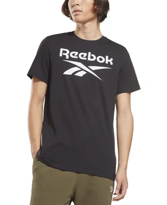 Reebok Men's Slim-Fit Identity Big Logo Short-Sleeve T-Shirt