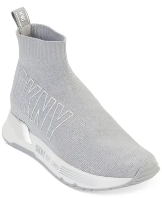 Dkny Women's Nona Pull-On Logo Sock Sneakers