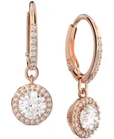 Swarovski Silver-Tone Constella Crystal Drop Earrings