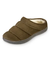 Isotoner Signature Women's Microsuede Puffer Comfort Hoodback Slippers