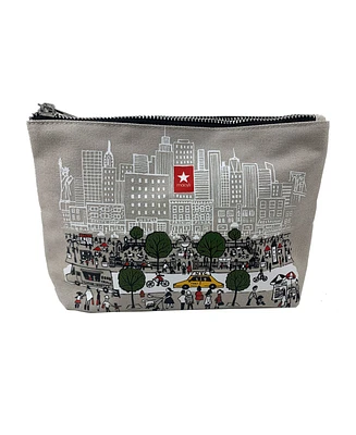 New York City Canvas Cosmetic Bag, Created for Macy's