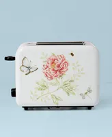 Lenox Butterfly Meadow 2 Piece Enamelware/Stainless Steel Toaster