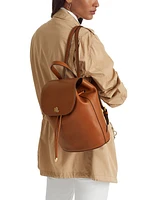 Lauren Ralph Leather Medium Winny Backpack