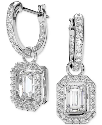 Swarovski Silver-Tone Millenia Crystal Drop Earrings