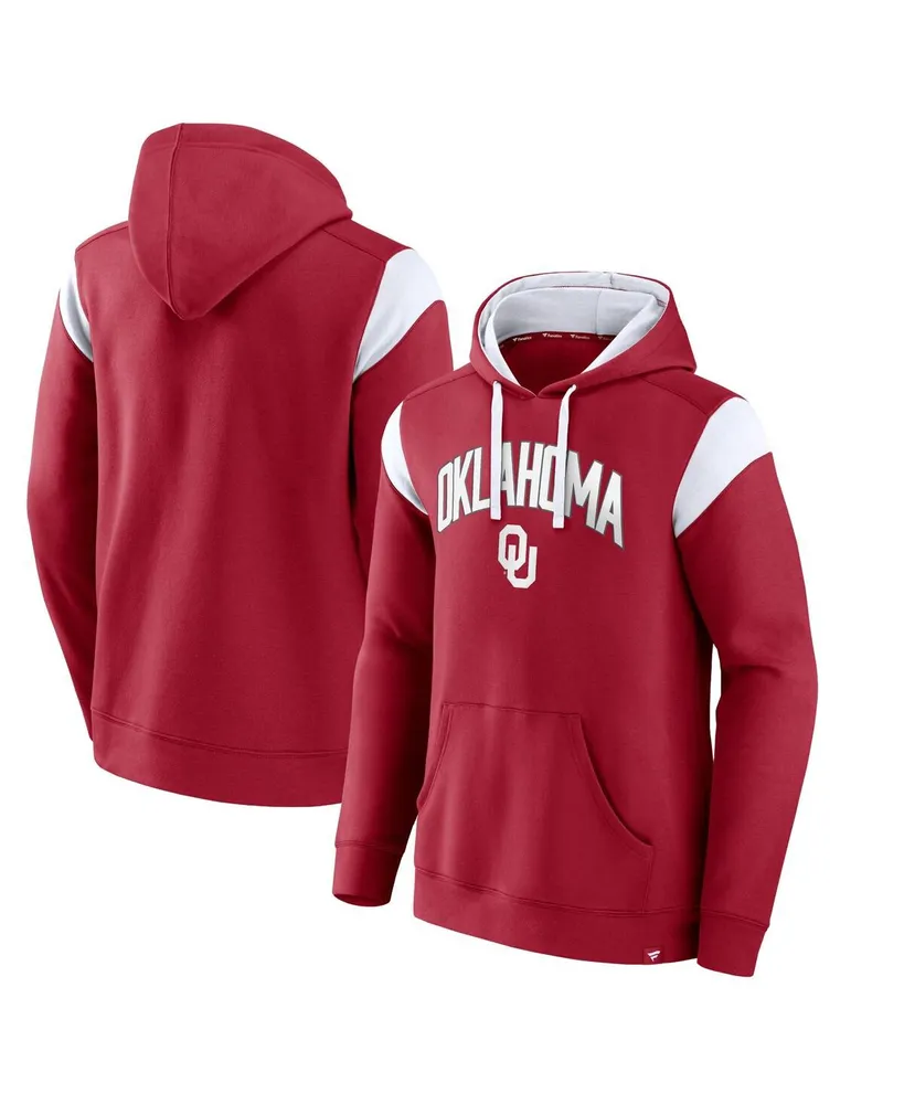 Men's Fanatics Crimson Oklahoma Sooners Game Over Pullover Hoodie