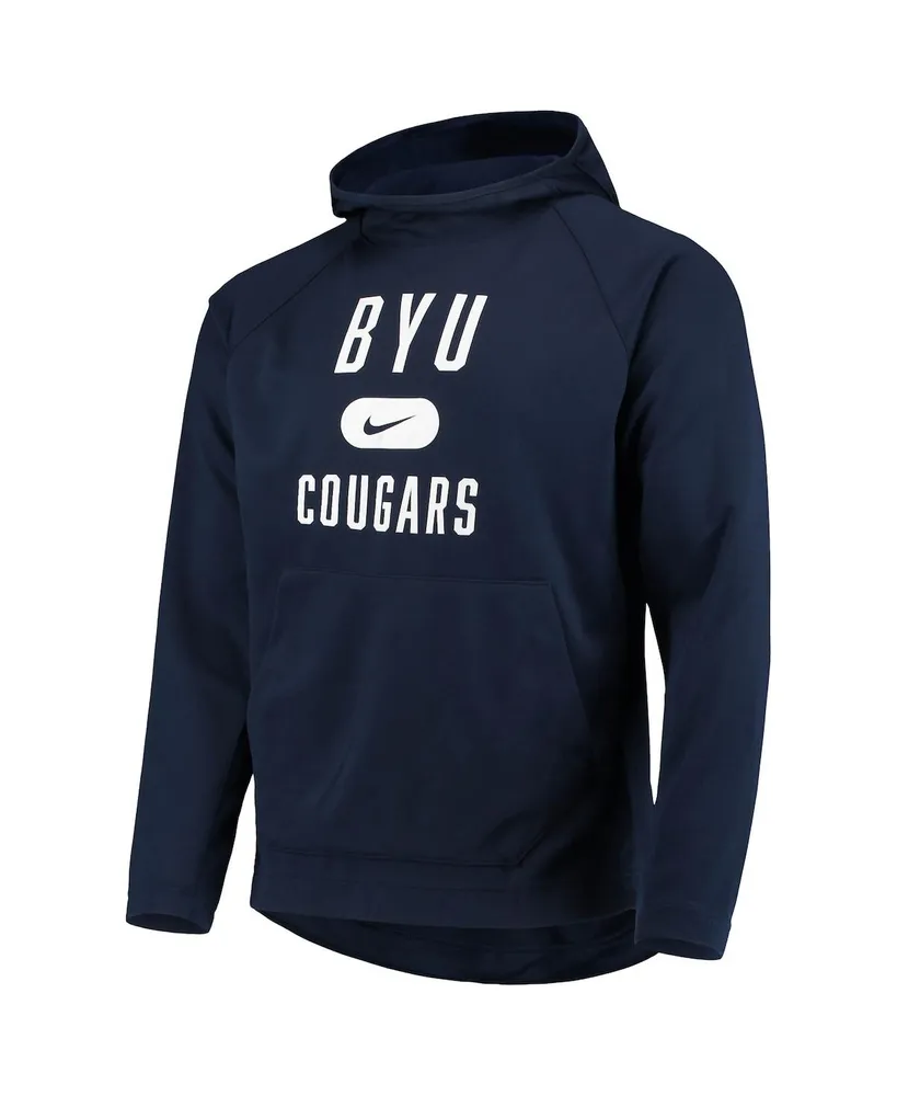 Men's Nike Navy Byu Cougars Spotlight Performance Raglan Pullover Hoodie