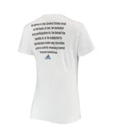 Women's adidas White Kansas Jayhawks More Is Possible T-shirt