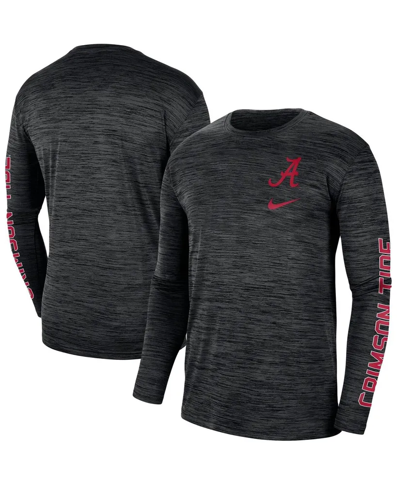 Men's Nike Black Alabama Crimson Tide Velocity Legend Team Performance Long Sleeve T-shirt