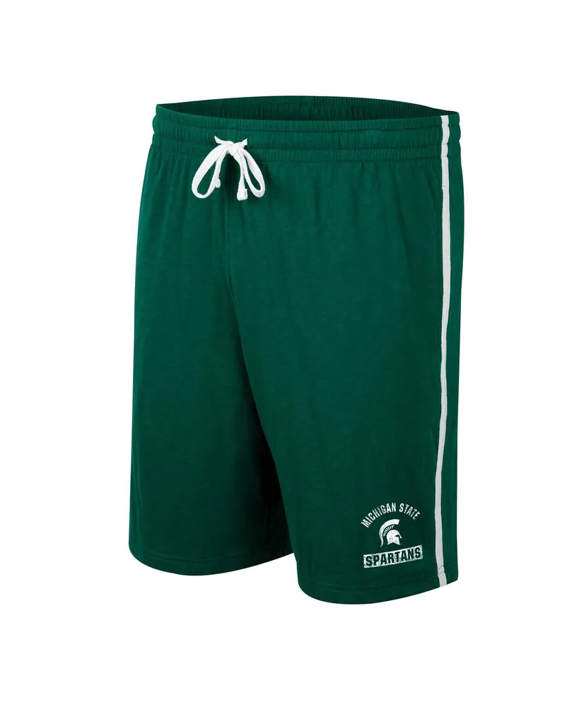 Men's Colosseum Green Michigan State Spartans Thunder Slub Shorts