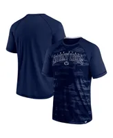 Men's Fanatics Navy Penn State Nittany Lions Arch Outline Raglan T-shirt