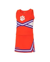 Big Girls Colosseum Orange Clemson Tigers Carousel Cheerleader Set