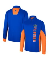 Men's Colosseum Royal Florida Gators Bart Quarter-Zip Windshirt