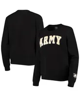 Women's Colosseum Black Army Knights Campanile Pullover Sweatshirt