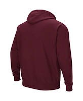 Men's Colosseum Maroon Arizona State Sun Devils Big and Tall Arch & Logo 2.0 Pullover Hoodie