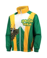 Men's Tones of Melanin Green Norfolk State Spartans Anorak Full-Zip Jacket