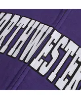 Women's Colosseum Purple Northwestern Wildcats Arched Name Full-Zip Hoodie