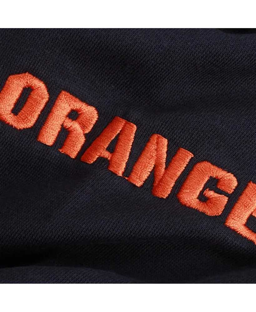 Big Boys Stadium Athletic Navy Syracuse Orange Logo Pullover Hoodie