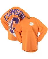 Women's Orange Clemson Tigers Loud n Proud Spirit Jersey T-shirt