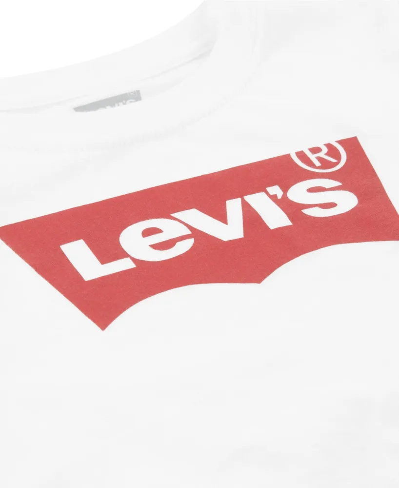 Levis Toddler Boys Batwing Logo Graphic-Print Cotton T-Shirt