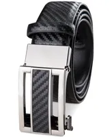 Kenneth Cole Reaction Men's Faux Leather Inlay Track Belt