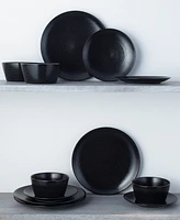 Colorscapes Swirl Coupe 12 Piece Dinnerware Set