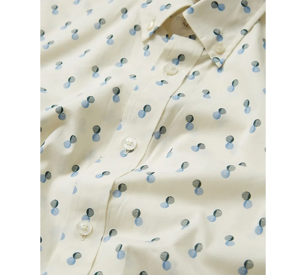 Ben Sherman Men's Regular-Fit Spot-Print Shirt