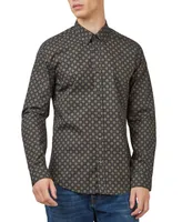 Ben Sherman Men's Foulard-Print Long-Sleeve Shirt