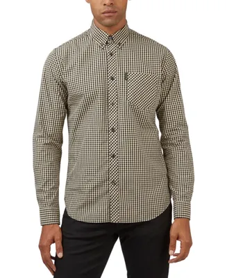 Ben Sherman Men's Signature Gingham Long-Sleeve Button-Down Shirt