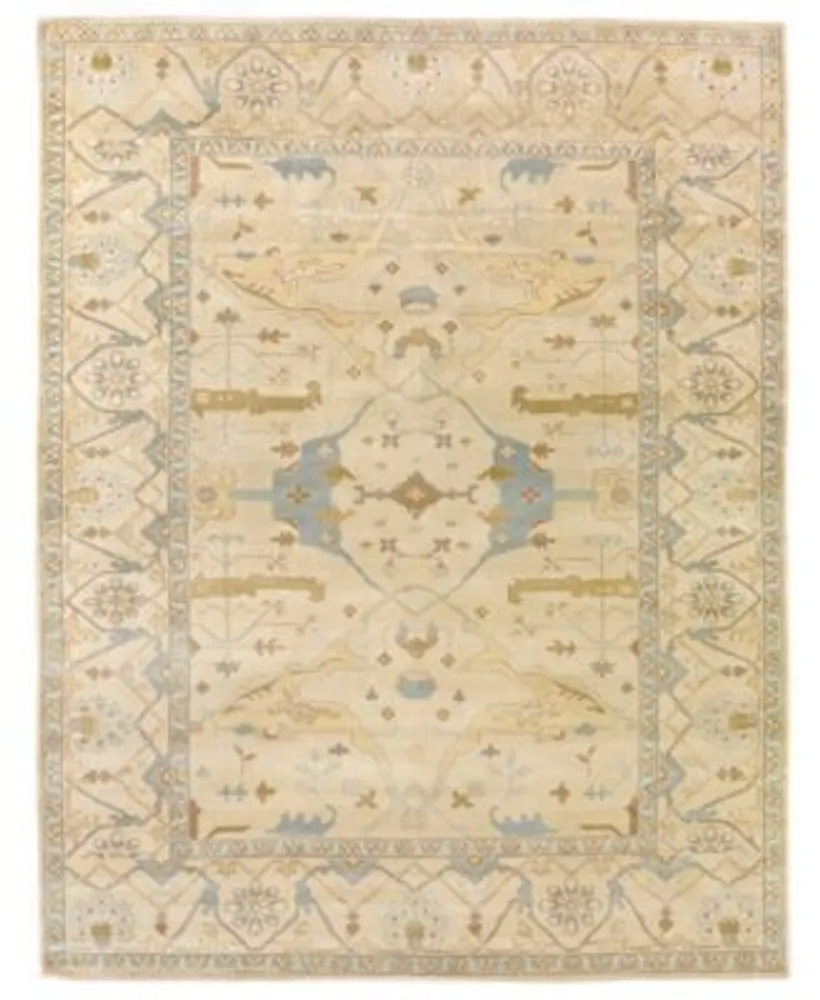 Exquisite Rugs Antique Weave Oushak Er9492 Rug Area Rug