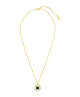 Sterling Forever Hermia Pendant Necklace - Gold