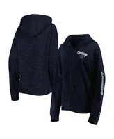 Women's New Era Navy Dallas Cowboys Reverse Full-Zip Hoodie