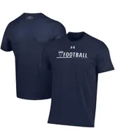 Men's Under Armour Navy Howard Bison 2022 Sideline Football Performance Cotton T-shirt