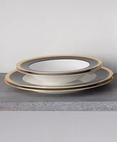 Noritake Odessa Cobalt Gold Set of 4 Soup Bowls, Service For 4