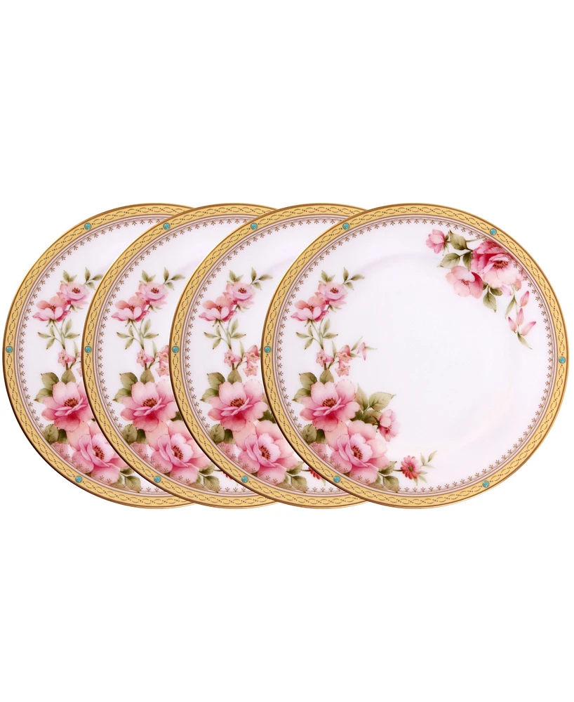 Noritake Hertford Set of 4 Bread Butter and Appetizer Plates, Service For 4