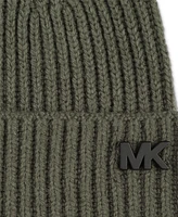 Michael Kors Men's Fisherman Ribbed-Cuff Beanie