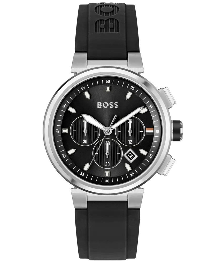 Hugo Boss Men's One Silicone Strap Watch