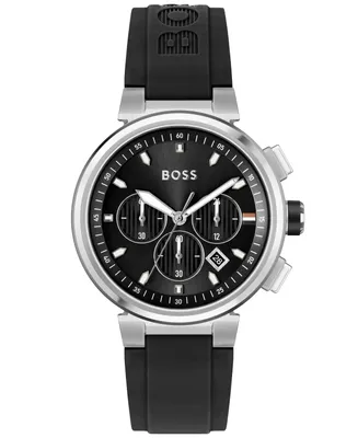 Hugo Boss Men's One Silicone Strap Watch