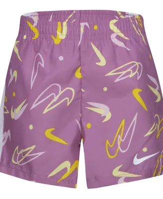 Nike Toddler Girls Printed Dri-Fit Shorts