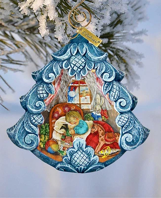 G.DeBrekht Night Before Christmas Tree Sculpted Ornament