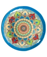 Elama Mandala Micaela 12 Piece Melamine Dinnerware Set, Service for 4 - Multi