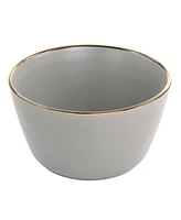 Elama Simon 16 Piece Stoneware Dinnerware Set, Service for 4