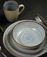 Elama Yeva 16 Piece Dinnerware Set, Service for 4