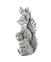 National Tree Company 19" Led Squirrel Trio Figurine