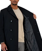 Nautica Men's Classic-Fit Double Breasted Wool Overcoat