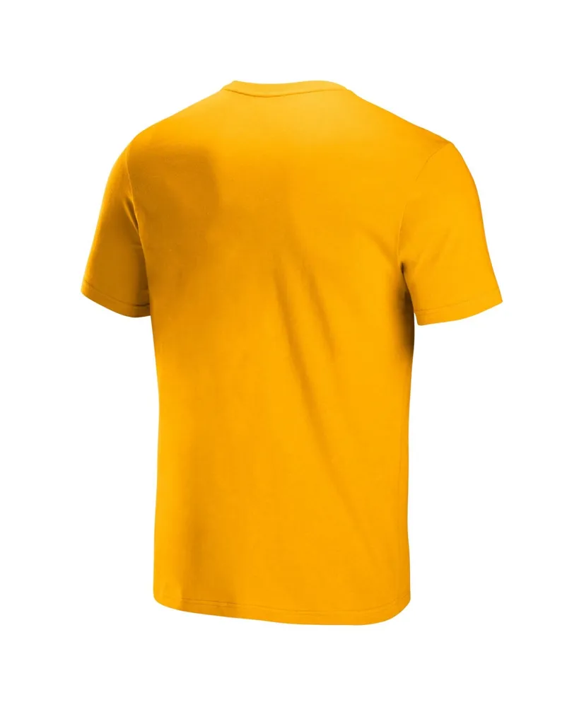 Men's Nfl X Staple Yellow Washington Commanders Lockup Logo Short Sleeve T-shirt