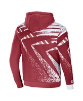 Men's Nfl X Staple Cardinal Arizona Cardinals Team Slogan All Over Print Pullover Hoodie