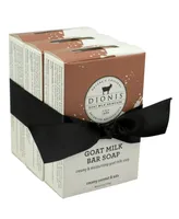 Dionis Creamy Coconut Oats Goat Milk Bar Soap Bundle, Pack of 3